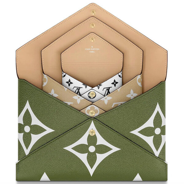 2019限定大人気【ルイヴィトンスーパーコピー】 モノグラム GIANT POCHETTE KIRIGAMI 3点セット